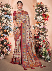 Multi Color Mysore Art Silk Casual Wear Saree  SY - 9256