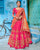 Pink Color Art Silk Pretty Occasion Wear Lehengas OS-95197