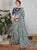 Grey Color Wrinkle Crepe Lovely Occasion Wear Sarees OS-96120