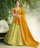 Lime Green Color Crepe Silk Designer Lehenga For Wedding Functions : Kreshti Collection  OS-93287