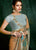 Brown Color Lycra Designer Party Wear Sarees OS-93707