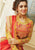 Pink & Red Color Jacquard Crepe Designer Embroidered Sarees : Avnira Collection  OS-92902