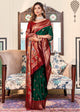 Green Color Soft Peshwai Paithani Silk Casual Wear Saree  SY - 10139