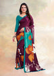 Maroon Color crepe silk Casual Wear Saree  SY - 10005