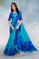 Blue Color Georgette Casual Wear Saree  SY - 9202