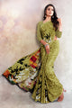 Light Green Color Crepe  Casual Wear Saree  SY - 9476