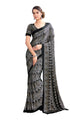 Black Color Crepe Silk Casual Wear Saree  SY - 9807