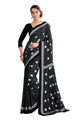 Black Color Crepe Silk Casual Wear Saree  SY - 9816