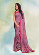 Purple Color Crepe Silk Casual Wear Saree  SY - 9724