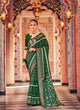 Green Color Cotton Silk Casual Wear Saree  SY - 9240