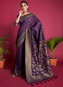 Blue Color Banarasi Silk Casual Wear Saree  SY - 9211