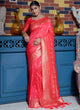 Pink Color Banarasi Silk Casual Wear Saree  SY - 9217
