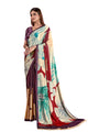 Multi Color Crepe Silk Casual Wear Saree  SY - 9924