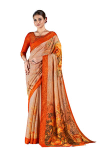 Multi Color Natural Silk Casual Wear Saree  SY - 9935