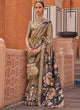 Brown Color V P Silk Casual Wear Saree  SY - 10057