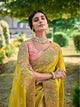 Yellow Color Banarasi Silk Casual Wear Saree  SY - 10039