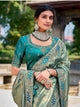 Green Color Banarasi Silk Casual Wear Saree  SY - 10044