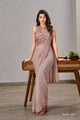 LIGHT PINK Color SHIMMER GEORGETTE READY TO WEAR SAREE SY - 9966