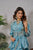 SKY BLUE Color SHIMMER GEORGETTE READY TO WEAR SAREE SY - 9968