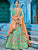 Aqua Green Color Art Silk Pretty Occasion Wear Lehengas OS-95195 - onlinesareez