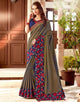 Mud Color Two Tone Silk Designer Festive Sarees : Yashvita Collection  OS-91622