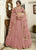 Pink Color Net Exquisite Party Wear Lehengas OS-96174