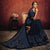 Blue Color Lycra Elegant Party Wear Sarees OS-95853