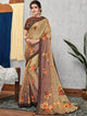 Light Coffee Color Georgette Lovely Occasion Wear Sarees OS-96127
