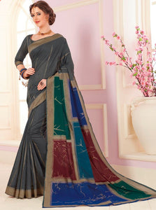 Multi Color Cotton Silk Designer Function Wear Sarees : Gaurika Collection  OS-91430