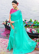 Aqua Green Color Raw Silk Party & Function Wear Sarees :  Praniti Collection  OS-92270 - onlinesareez