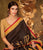 Dark Brown Color Cotton Silk Party & Function Wear Sarees :  Praniti Collection  OS-92297