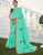 Sea Green Color Banarasi Cotton Silk  Sarees For Newly Wedded OS-95706