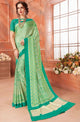 Green Color Cotton Silk Casual Party Sarees : Ambala Collection  OS-92160