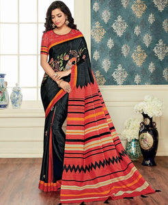 Black Color Bhagalpuri Party & Function Wear Sarees : Abhijata Collection  OS-92065 - onlinesareez