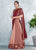 Maroon Color Silk Designer Festive Sarees OS-94054
