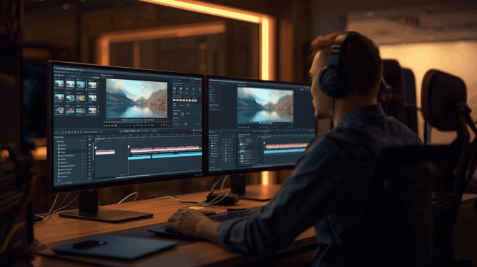 Cara Menggunakan Preset Editing Video agar Hemat Waktu Produksi Editor video menggunakan preset editing video untuk mempercepat workflow